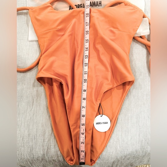 ANDREA IYAMAH | LIMA PEACH ONE PIECE SWIMSUIT, Size S *NWT* - Picture 10 of 11